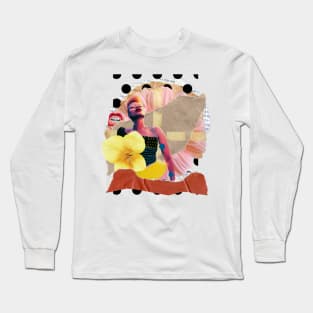 Retro 1980s collage Long Sleeve T-Shirt